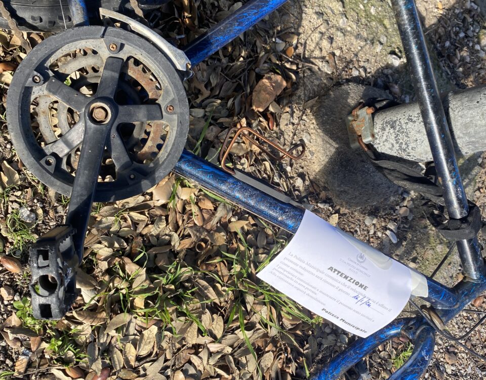 rimozione bici abbandonate
