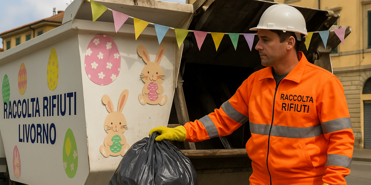 Raccolta rifiuti a PASQUA 2025